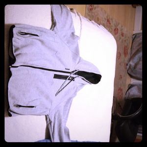 LARGE Mens zip-up reebok sweatshirt